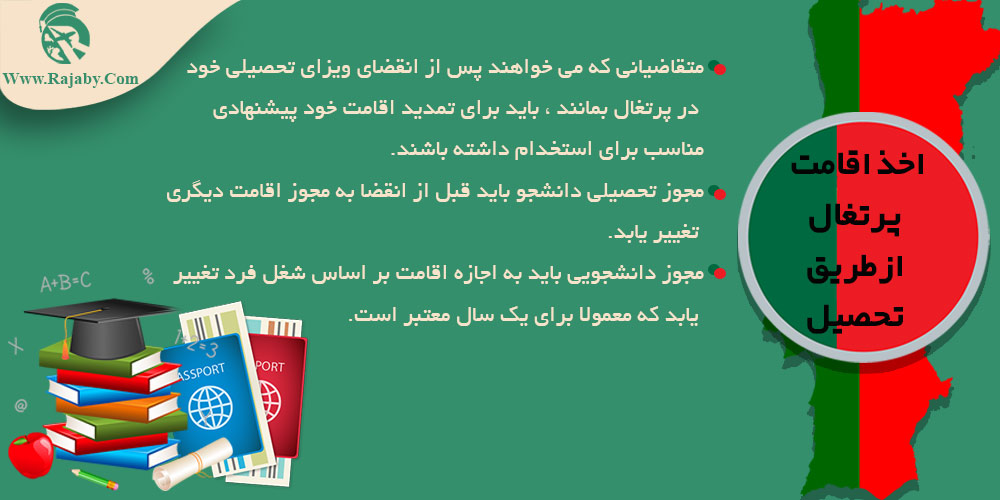 مهاجرت به پرتغال اخذ اقامت پرتغال از طریق تحصیل