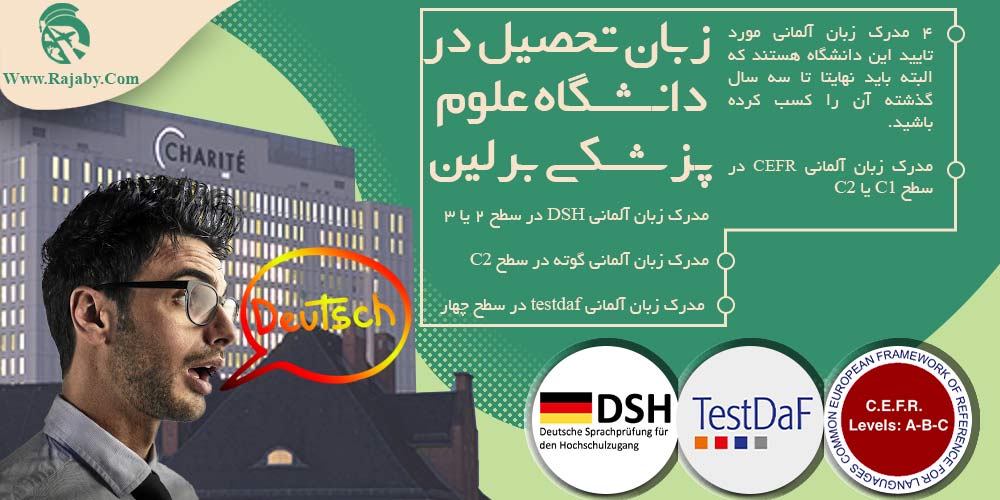 دانشگاه علوم پزشکی برلین آلمان زبان تحصیل در دانشگاه علوم پزشکی برلین