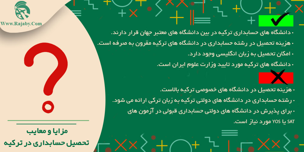 تحصیل رشته حسابداری در ترکیه مزایا و معایب تحصیل حسابداری در ترکیه