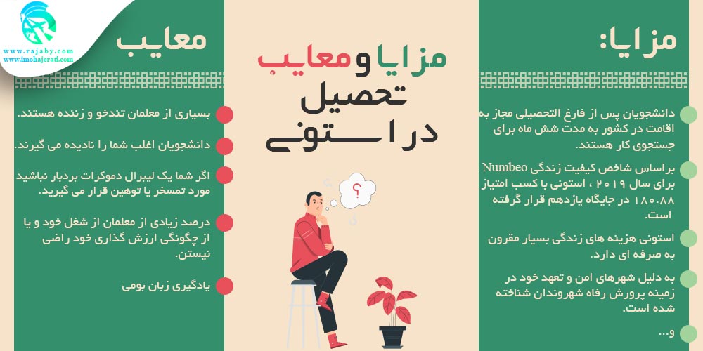 تحصیل در استونی مزایا و معایب تحصیل در استونی