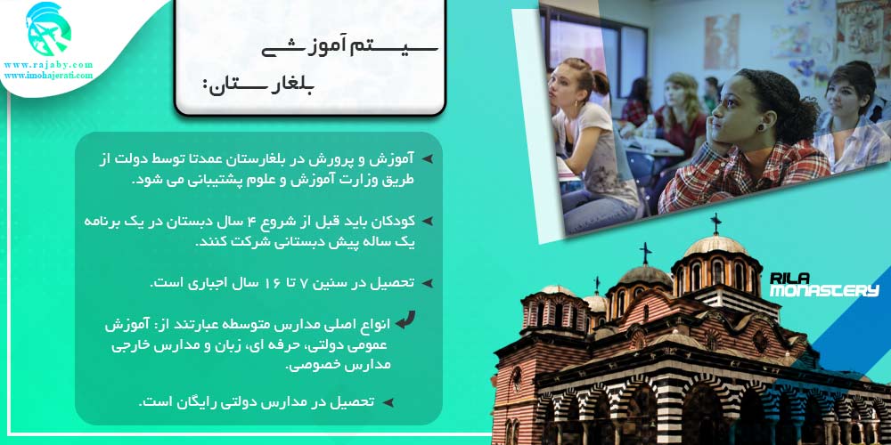 تحصیل در بلغارستان سیستم آموزشی بلغارستان