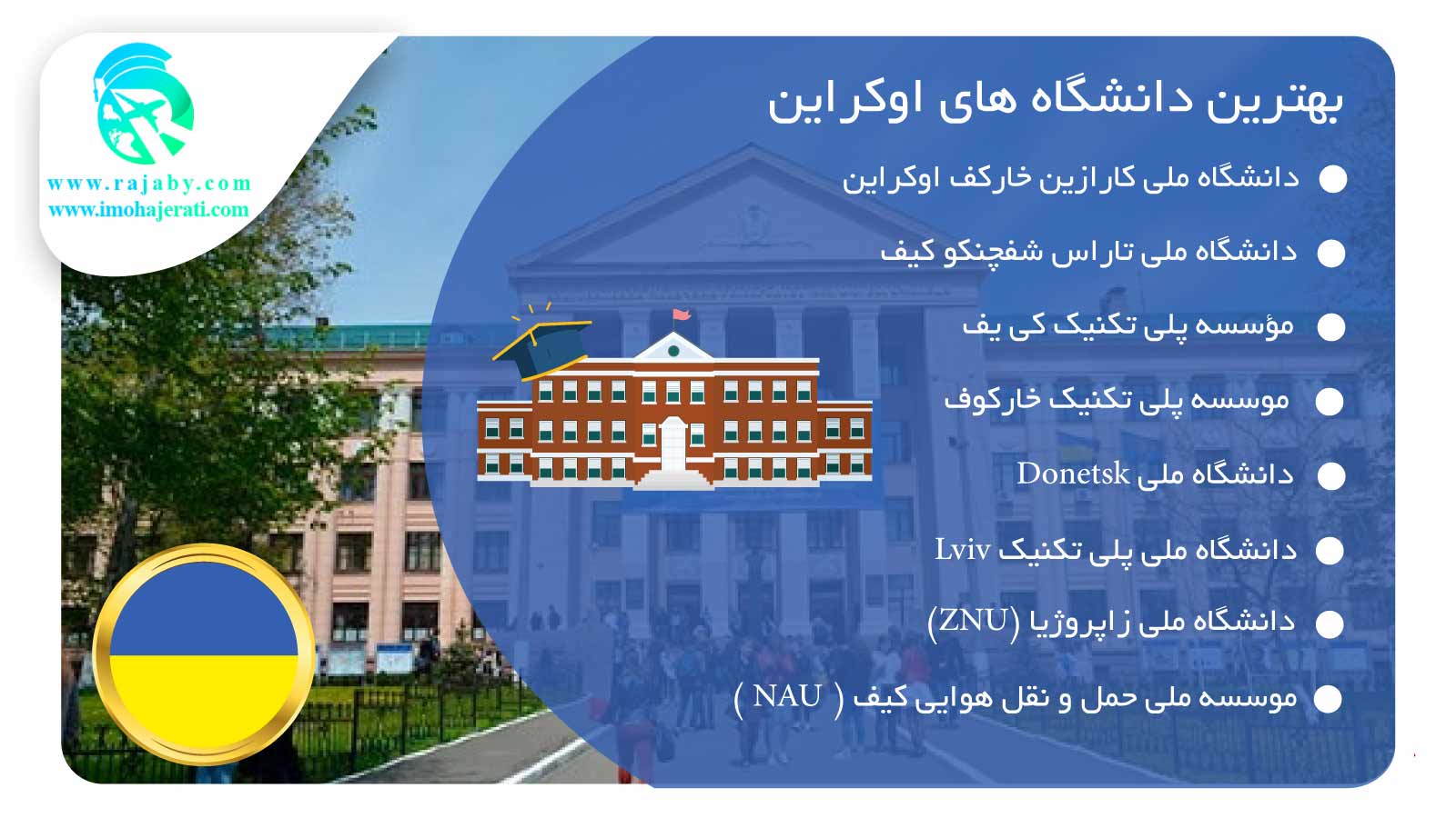 تحصیل در اوکراین بهترین دانشگاه های اوکراین