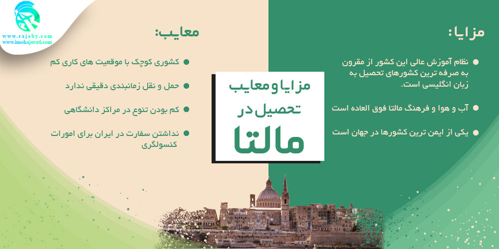 تحصیل در مالتا مزایا و معایب تحصیل در مالتا