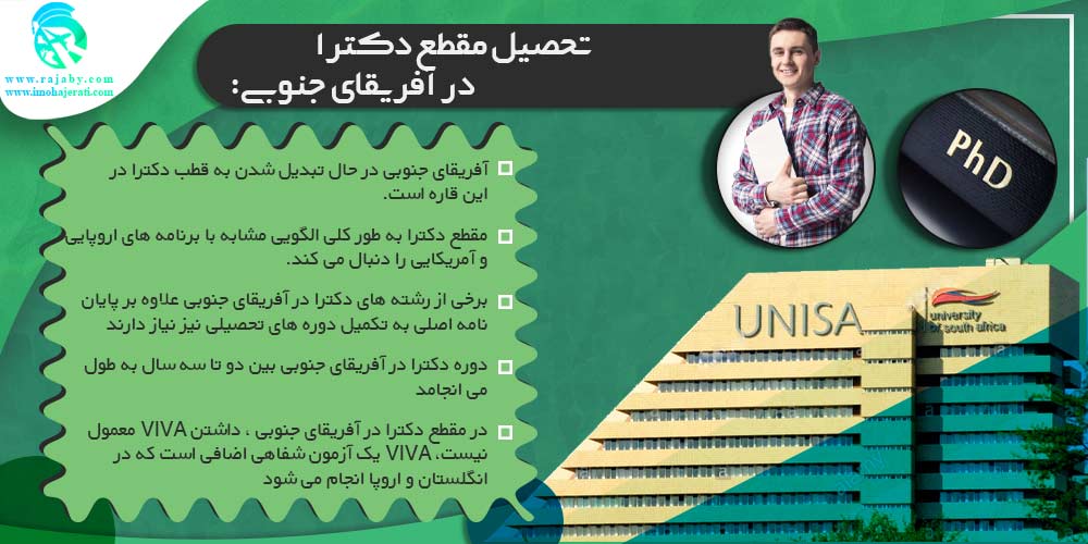 تحصیل در آفریقای جنوبی تحصیل دکترا در آفریقای جنوبی