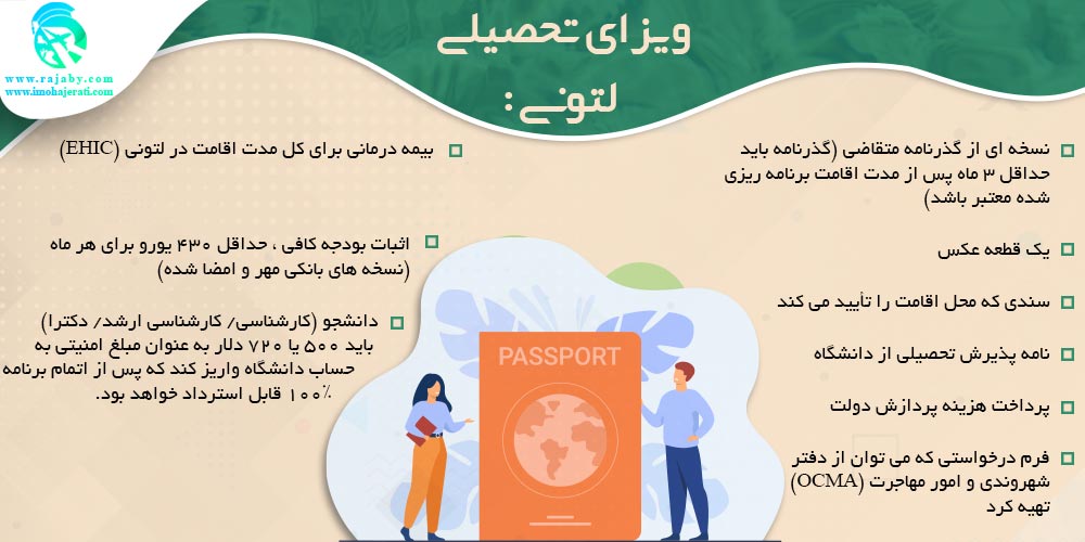 ویزای تحصیلی لتونی