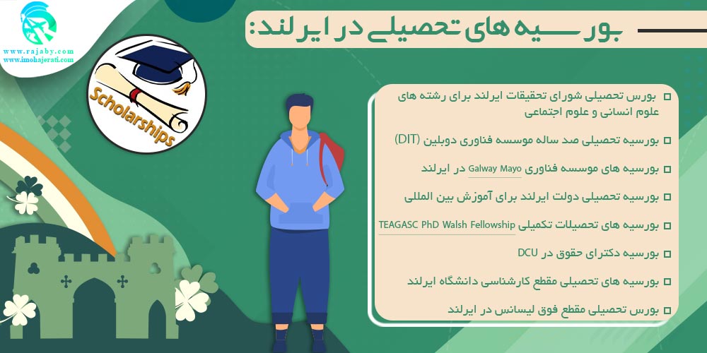 تحصیل در ایرلند بورسیه های تحصیلی در ایرلند