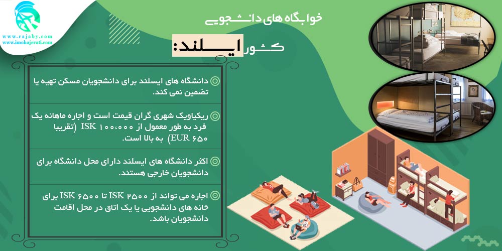 تحصیل در ایسلند خوابگاه های دانشجویی کشور ایسلند