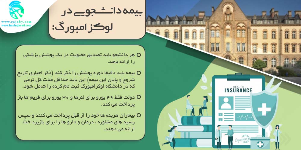 تحصیل در لوکزامبورگ بیمه دانشجویی در لوکزامبورگ