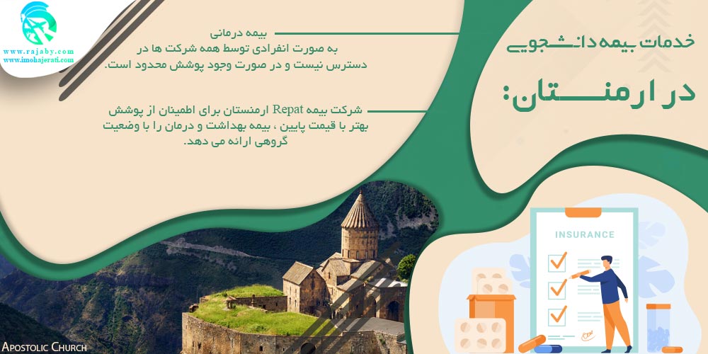 تحصیل در ارمنستان خدمات بیمه دانشجویی در ارمنستان