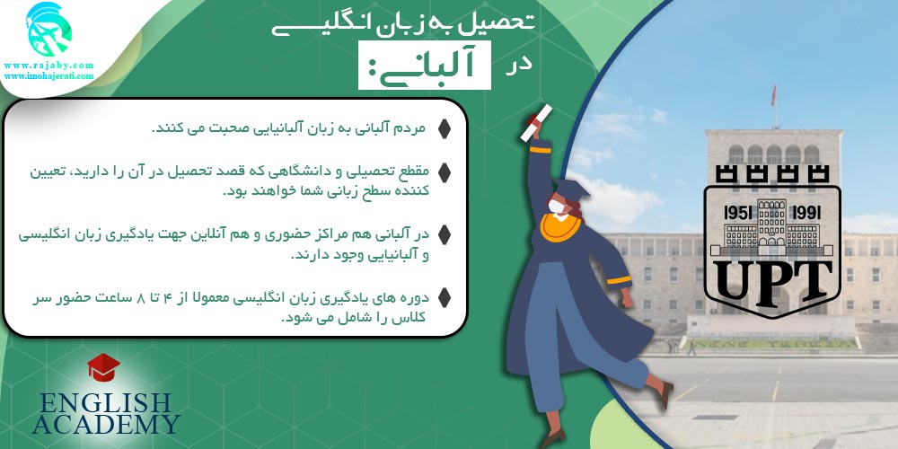 تحصیل در آلبانی تحصیل به زبان انگلیسی در آلبانی