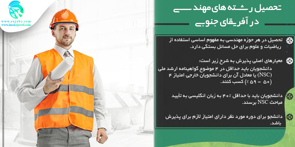 تحصیل در آفریقای جنوبی تحصیل مهندسی در آفریقای جنوبی