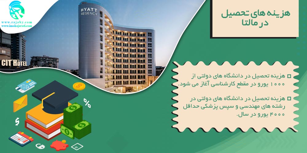تحصیل در مالتا هزینه های تحصیل در مالتا