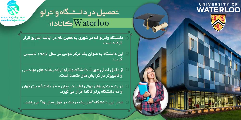 دانشگاه واترلو Waterloo کانادا دانشگاه واترلو Waterloo کانادا