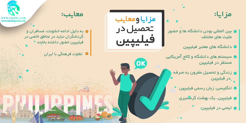 مزایا و معایب تحصیل در فیلیپین