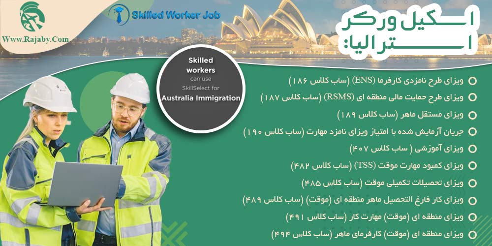 کار در استرالیا اسکیل ورکر استرالیا