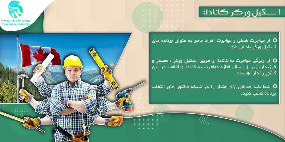 کار در کانادا اسکیل ورکر کانادا