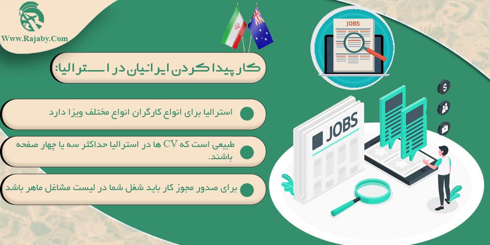 کار در استرالیا کار پیدا کردن ایرانیان در استرالیا
