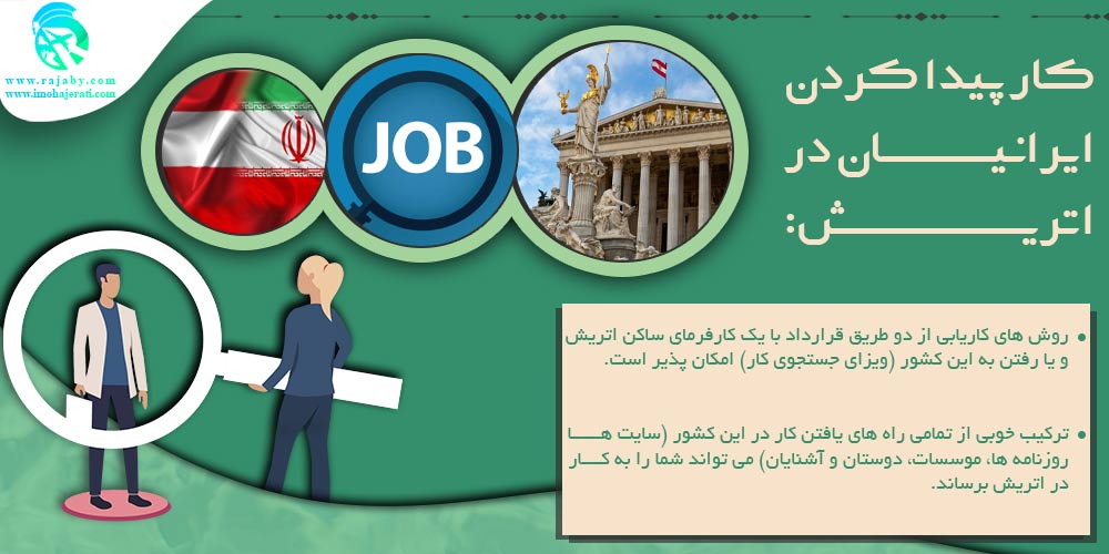 کار در اتریش کار پیدا کردن ایرانیان در اتریش