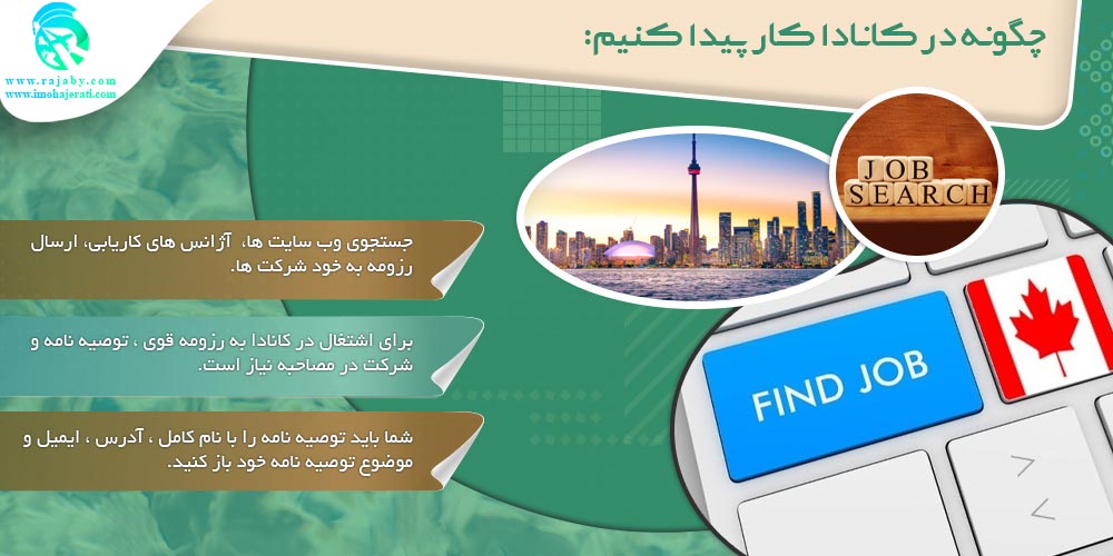 کار در کانادا چگونه در کانادا کار پیدا کنیم