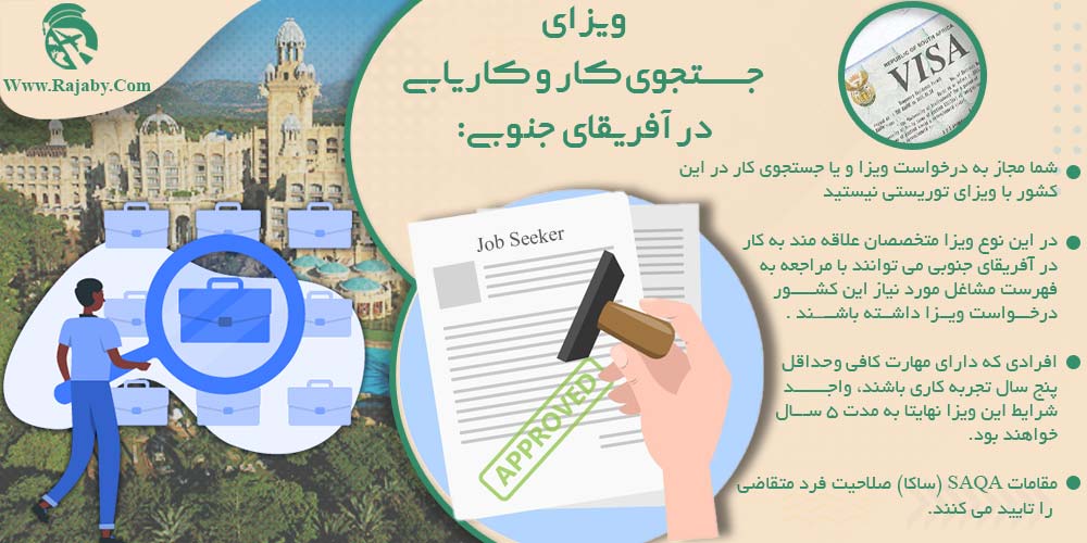 کار در آفریقای جنوبی ویزای جستجوی کار و کاریابی در آفریقای جنوبی