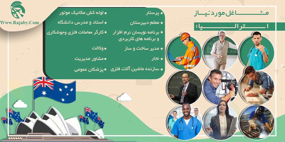 کار در استرالیا مشاغل مورد نیاز استرالیا
