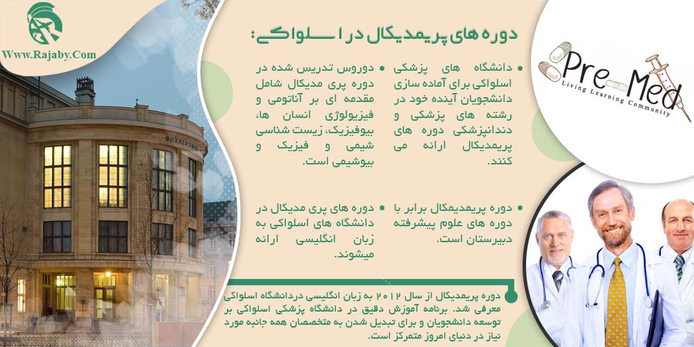 تحصیل پزشکی و دندانپزشکی در اسلواکی دوره های پریمدیکال در اسلواکی