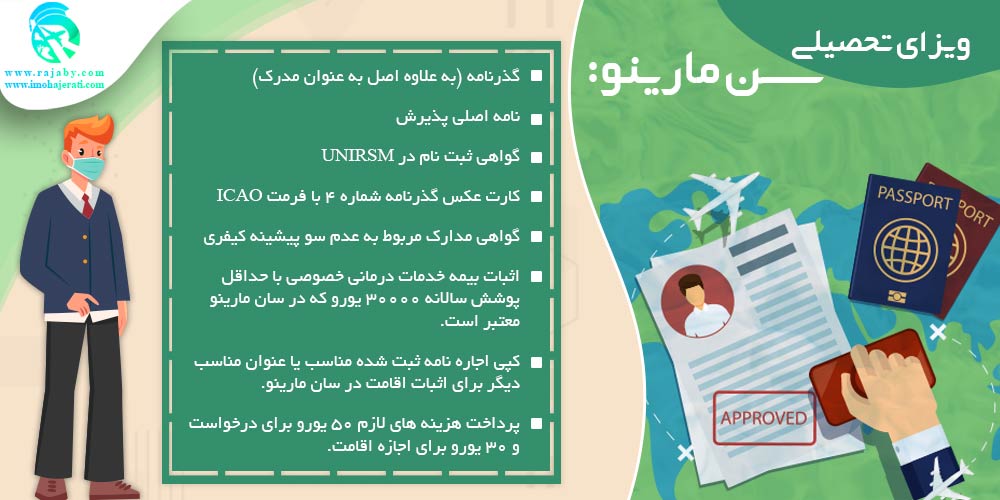 ویزای تحصیلی سان مارینو