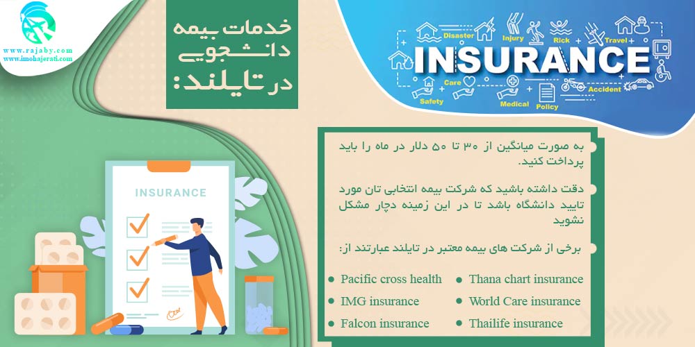 تحصیل در تایلند خدمات بیمه دانشجویی در تایلند