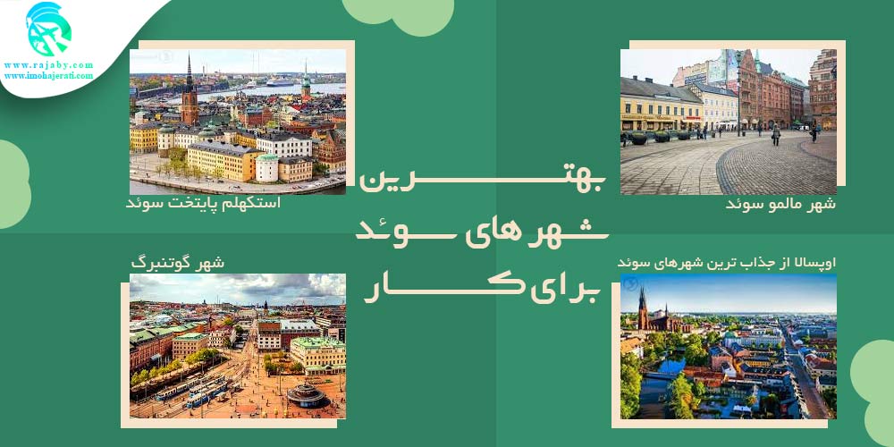 کار در سوئد بهترین شهر های سوئد برای کار