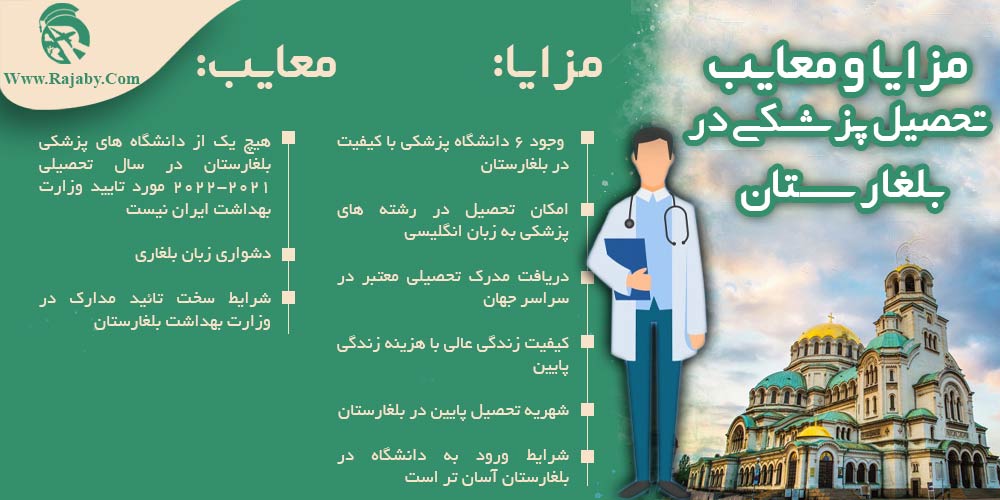 تحصیل پزشکی و دندانپزشکی در بلغارستان مزایا و معایب تحصیل پزشکی در بلغارستان