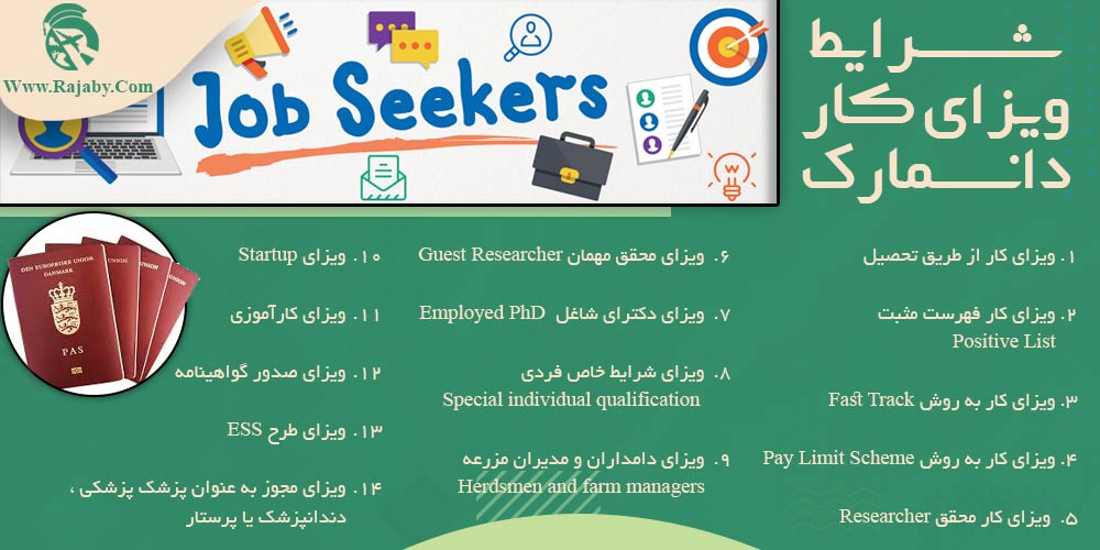 کار در دانمارک شرایط ویزای کار دانمارک