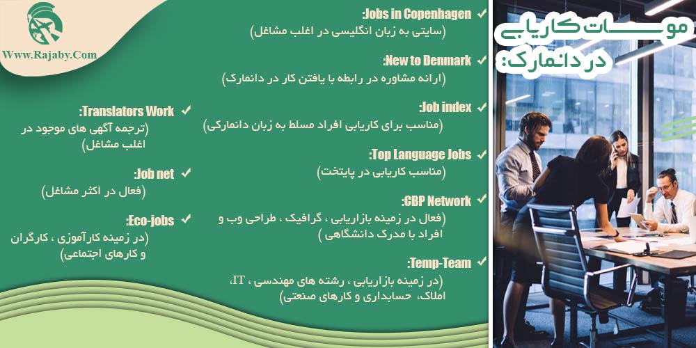 کار در دانمارک موسسات کاریابی در دانمارک