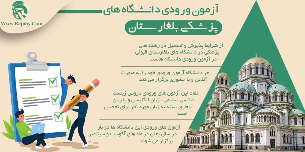 تحصیل پزشکی و دندانپزشکی در بلغارستان آزمون ورودی دانشگاه های پزشکی بلغارستان