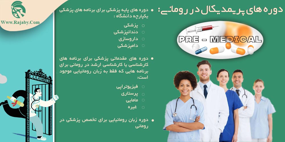 تحصیل پزشکی و دندانپزشکی در رومانی دوره های پریمدیکال در رومانی