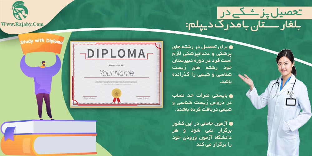 تحصیل پزشکی و دندانپزشکی در بلغارستان تحصیل پزشکی در بلغارستان با مدرک دیپلم