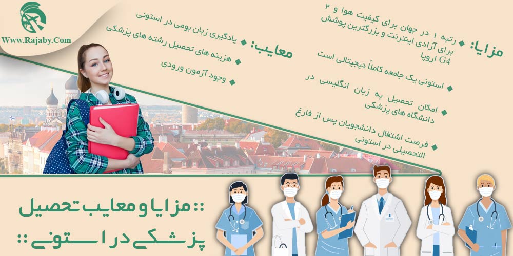 تحصیل پزشکی و دندانپزشکی در استونی مزایا و معایب تحصیل پزشکی در استونی
