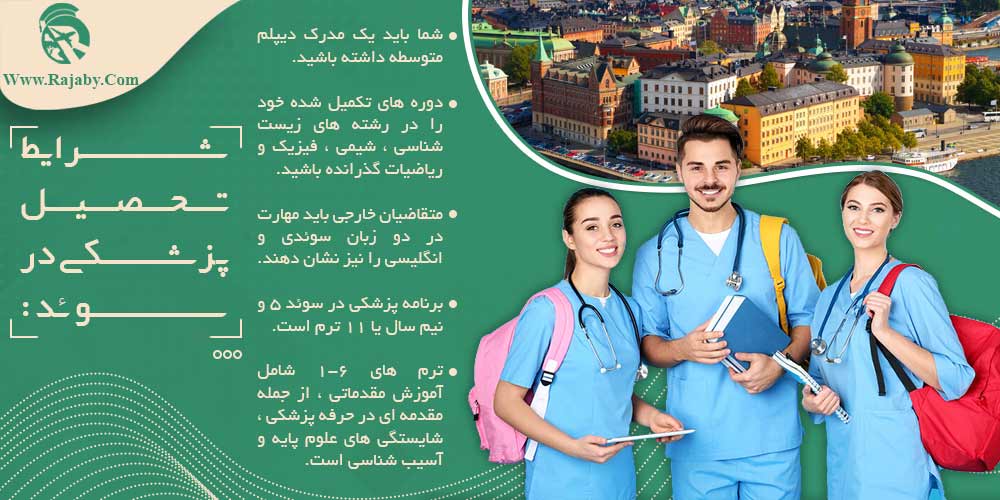تحصیل پزشکی و دندانپزشکی در سوئد شرایط تحصیل پزشکی در سوئد