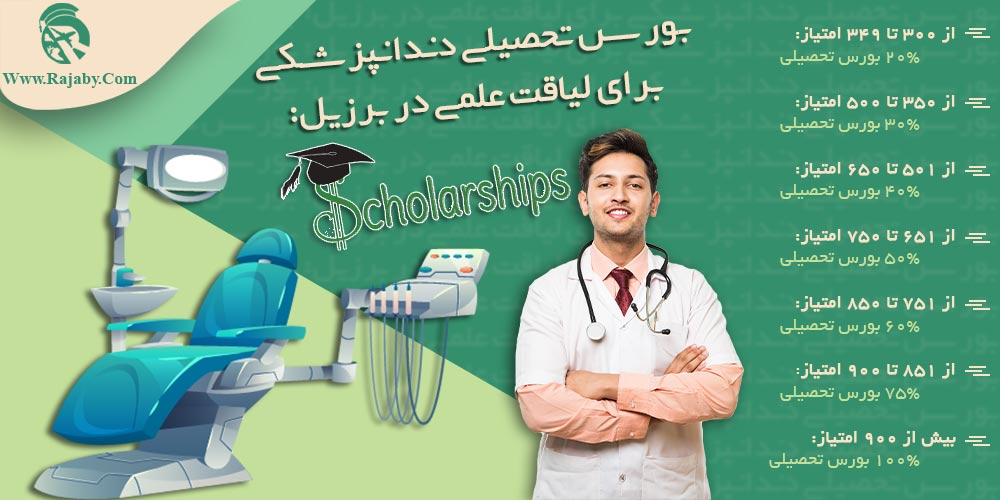 تحصیل پزشکی و دندانپزشکی در برزیل بورس تحصیلی دندانپزشکی برای لیاقت علمی در برزیل