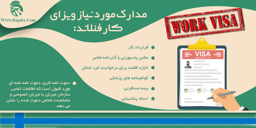 کار در فنلاند مدارک مورد نیاز ویزای کار فنلاند
