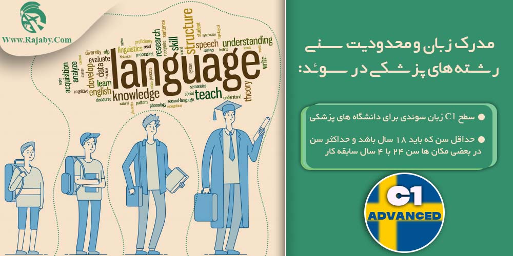 تحصیل پزشکی و دندانپزشکی در سوئد مدرک زبان و محدودیت سنی رشته های پزشکی در سوئد