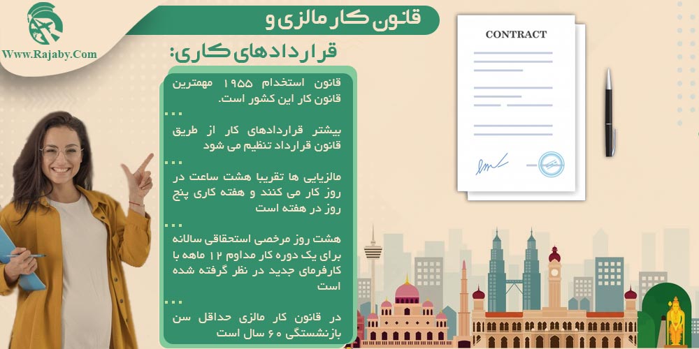 کار در مالزی قانون کار مالزی و قراردادهای کاری