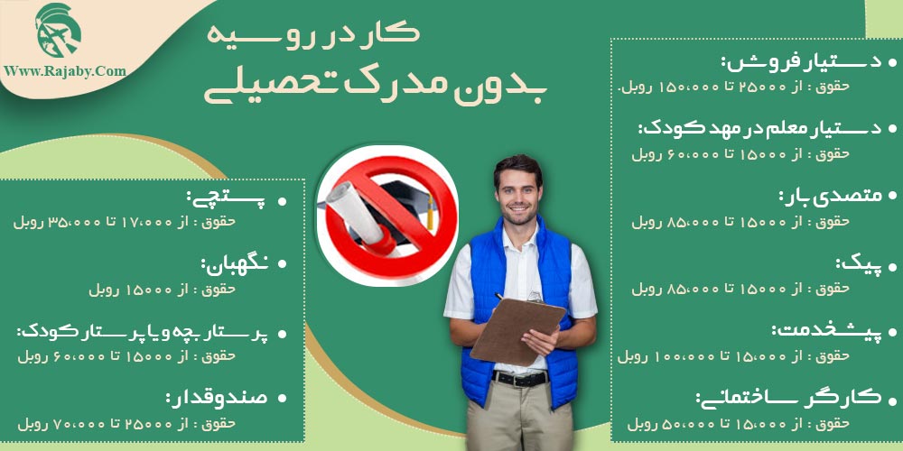 کار در روسیه کار در روسیه بدون مدرک تحصیلی