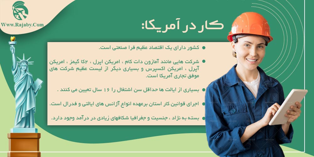 کار در آمریکا کار در آمریکا