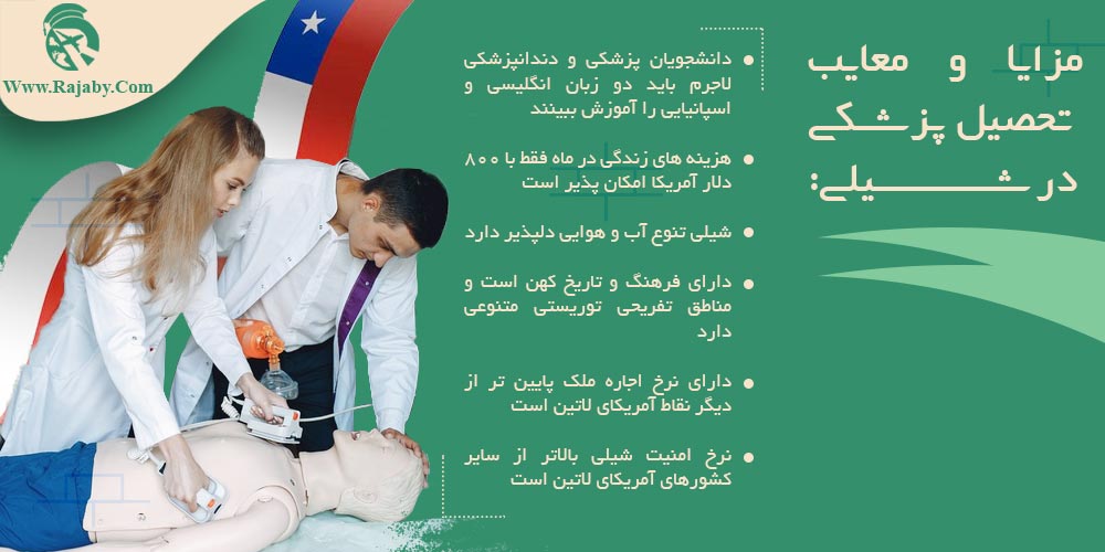 تحصیل پزشکی و دندانپزشکی در شیلی مزایا و معایب تحصیل پزشکی در شیلی
