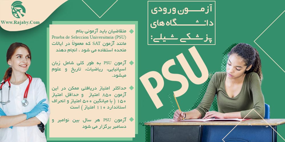 تحصیل پزشکی و دندانپزشکی در شیلی آزمون ورودی دانشگاه های پزشکی شیلی
