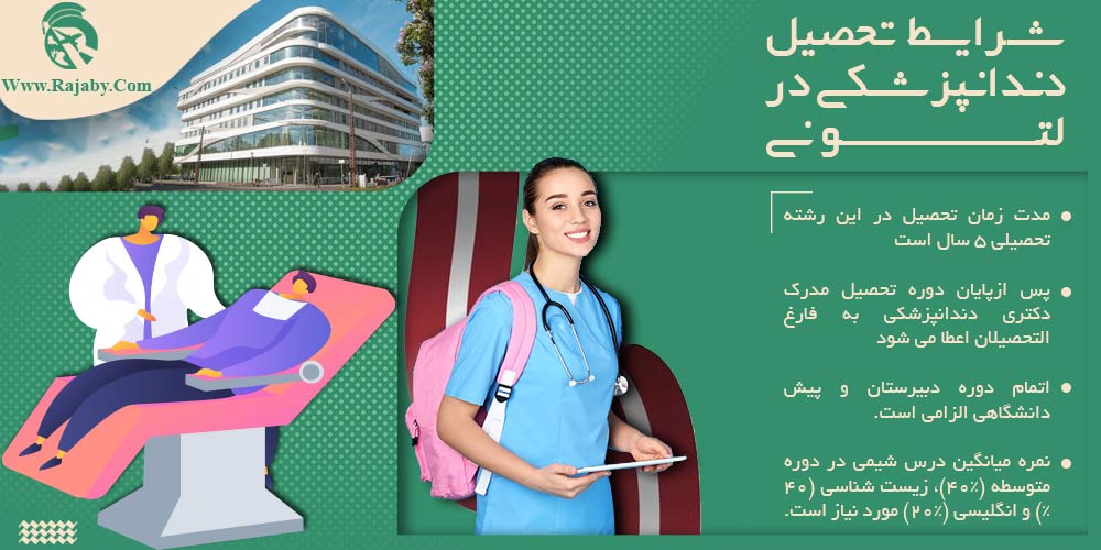 تحصیل پزشکی و دندانپزشکی در لتونی شرایط تحصیل دندانپزشکی در لتونی