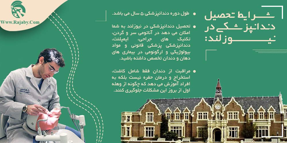 تحصیل پزشکی و دندانپزشکی در نیوزلند شرایط تحصیل دندانپزشکی در نیوزلند
