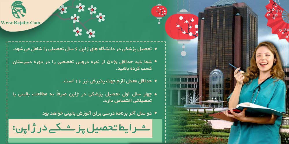تحصیل پزشکی و دندانپزشکی در ژاپن شرایط تحصیل پزشکی در ژاپن
