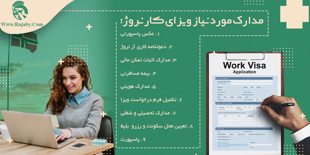 کار در نروژ مدارک مورد نیاز ویزای کار نروژ
