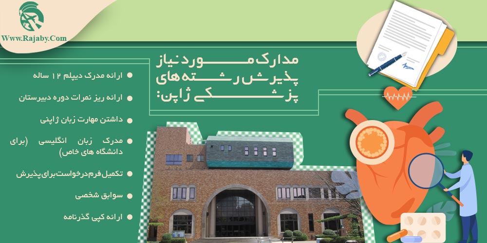 تحصیل پزشکی و دندانپزشکی در ژاپن مدارک مورد نیاز پذیرش رشته های پزشکی ژاپن